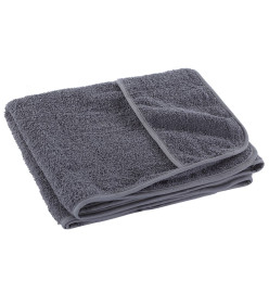 Serviettes de plage 2 pcs anthracite 75x200 cm tissu 400 GSM