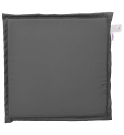 Coussins de siège de jardin lot de 4 anthracite 45x45x2cm carré