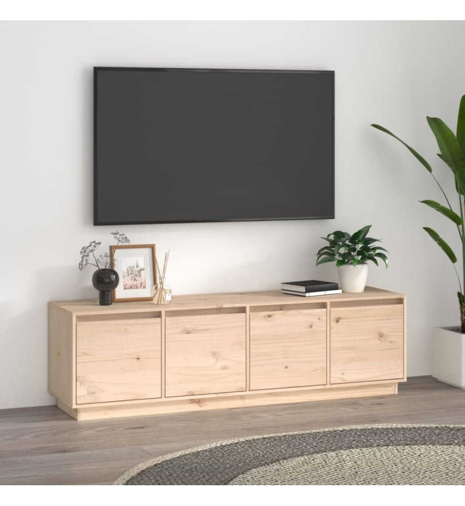 Meuble TV 156x37x45 cm Bois de pin massif