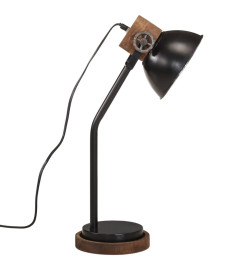 Lampe de bureau 25 W noir 18x18x60 cm E27