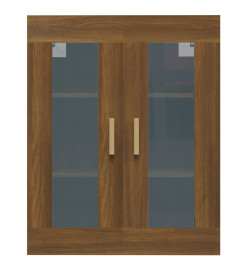 Armoire murale suspendue Chêne marron 69,5x34x90 cm