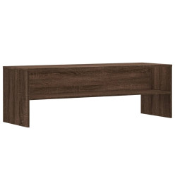 Meuble TV chêne marron 120x40x40 cm bois d'ingénierie