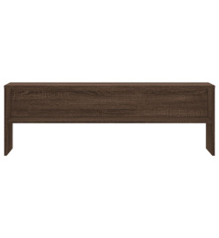 Meuble TV chêne marron 120x40x40 cm bois d'ingénierie