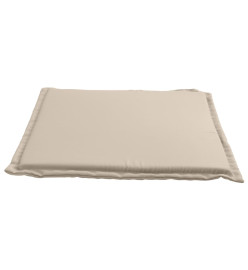 Coussins de siège de jardin lot de 2 taupe 45x45x2 cm carré