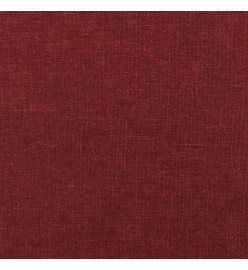 Banc Rouge bordeaux 70x35x41 cm Tissu