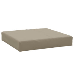 Coussins de palette lot de 2 taupe tissu oxford