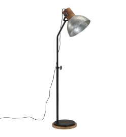 Lampadaire 25 W argent vintage 30x30x100-150 cm E27