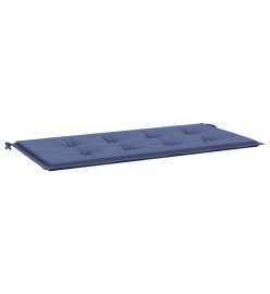 Coussin de banc de jardin bleu marine 100x50x3 cm tissu oxford