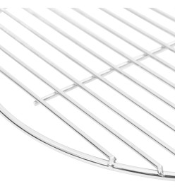 Grille de barbecue ronde Ø34,5 cm acier inoxydable 304