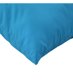 Coussins de palette lot de 2 bleu clair tissu oxford