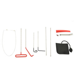 Kit d'outils pour ouvre-porte de voiture 11 pcs