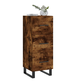 Buffet Chêne fumé 34,5x34x90 cm Bois d'ingénierie