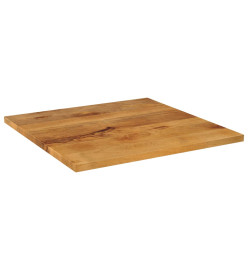 Dessus de table 80x80x3,8 cm carré bois massif manguier