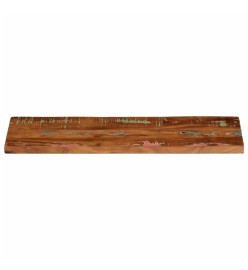 Dessus de table 90x40x2,5 cm rectangulaire bois massif récupéré