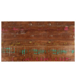 Dessus de table 100x50x2,5cm rectangulaire bois massif récupéré