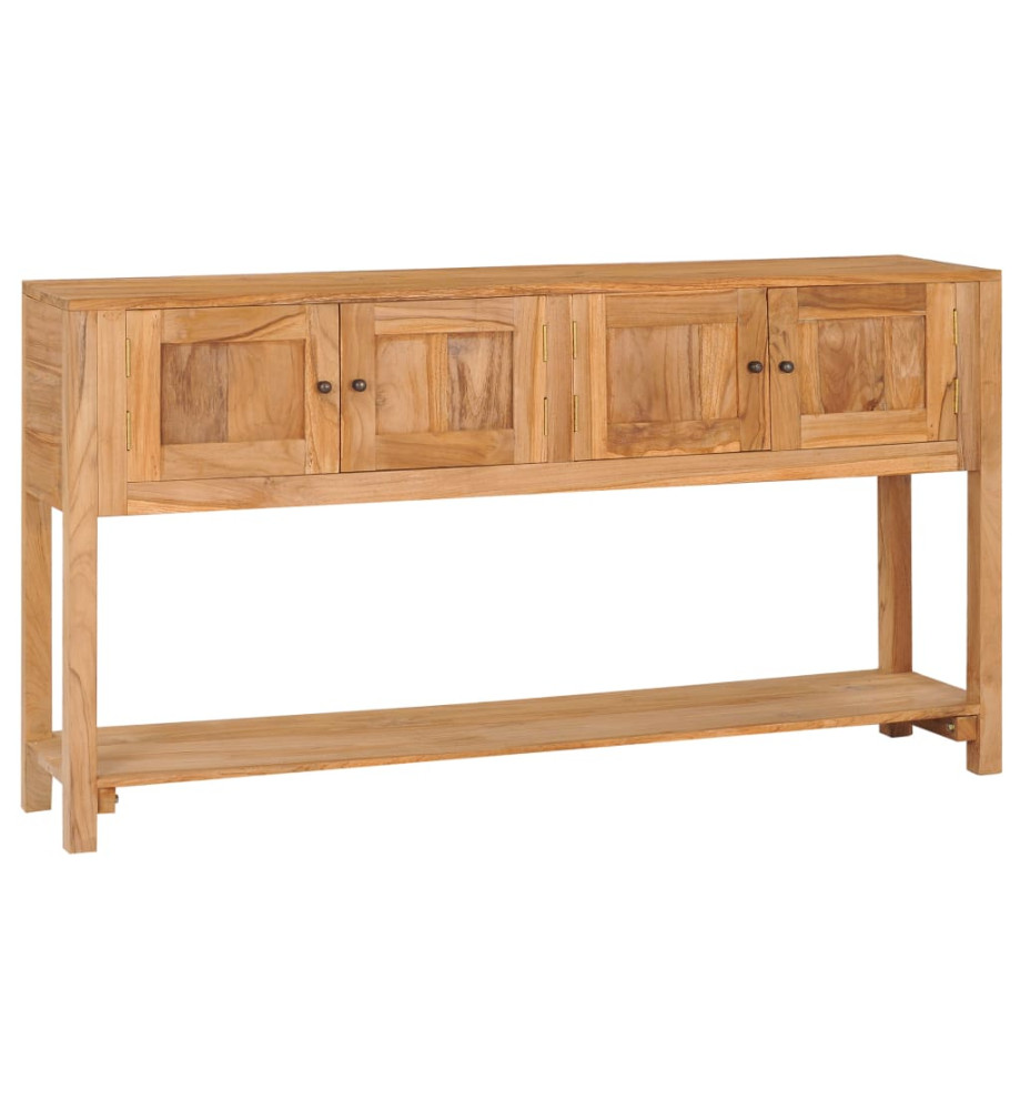 Buffet 140x30x75 cm Bois de teck massif