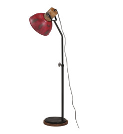 Lampadaire 25 W rouge délavé 30x30x100-150 cm E27