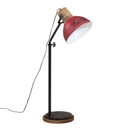 Lampadaire 25 W rouge délavé 30x30x100-150 cm E27