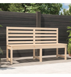 Banc de jardin 157,5 cm bois massif de pin