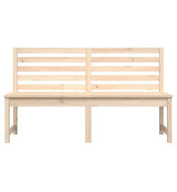 Banc de jardin 157,5 cm bois massif de pin