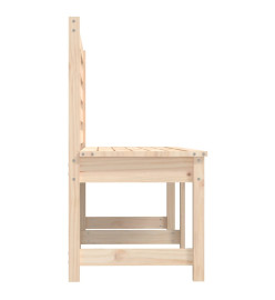 Banc de jardin 157,5 cm bois massif de pin