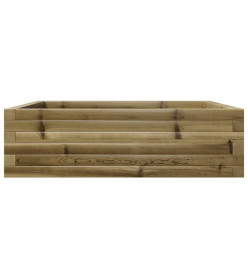Jardinière 80x80x23 cm bois de pin imprégné