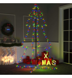 Arbre de Noël cône 240 LED d'intérieur/d'extérieur 118x180 cm