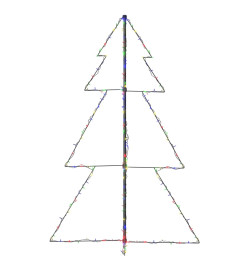 Arbre de Noël cône 200 LED d'intérieur/d'extérieur 98x150 cm