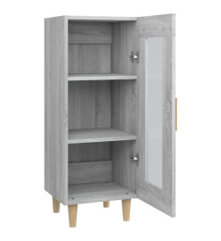 Buffet Sonoma gris 34,5x34x90 cm Bois d'ingénierie