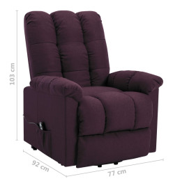 Fauteuil Violet Tissu