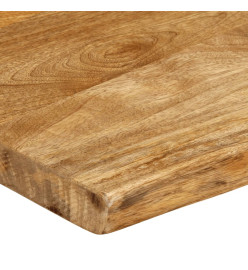 Dessus de table 120x40x3,8 cm bord vivant bois massif manguier