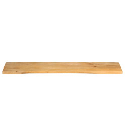 Dessus de table 160x40x3,8 cm bord vivant bois massif manguier