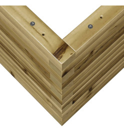 Jardinière 90x40x45,5 cm bois de pin imprégné