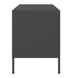 Meubles TV 2 pcs noir 68x39x50,5 cm acier