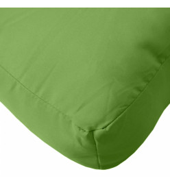 Coussin de palette vert mélangé 60x60x10 cm tissu