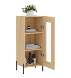 Buffet Chêne sonoma 34,5x34x90 cm Bois d'ingénierie