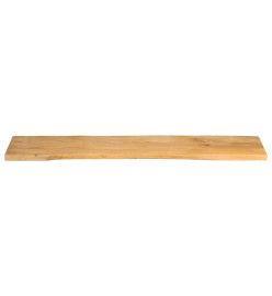 Dessus de table 180x40x3,8 cm bord vivant bois massif manguier