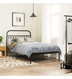 Tête de lit métal noir 107 cm