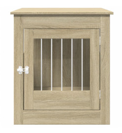 Meuble de cage pour chiens chêne sonoma 64,5x80x71 cm