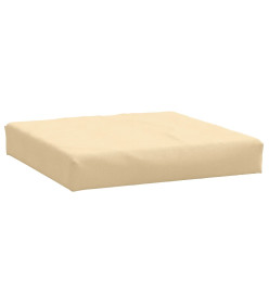 Coussins de palette lot de 3 beige mélangé tissu