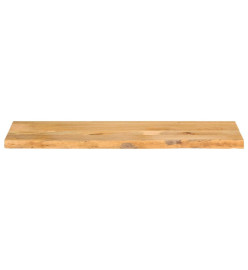 Dessus de table à bord vivant 120x40x2,5cm bois massif manguier