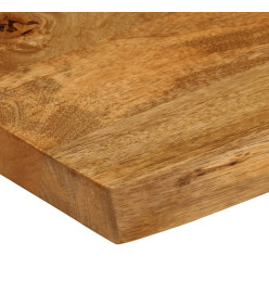 Dessus de table 120x60x2,5 cm bord vivant bois massif manguier