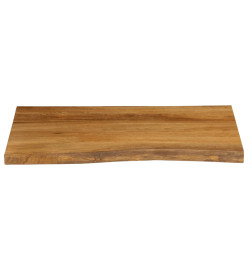 Dessus de table 70x60x2,5 cm bord vivant bois massif manguier