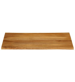 Dessus de table 100x80x3,8 cm bord vivant bois massif manguier