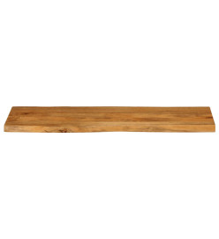 Dessus de table 120x40x3,8 cm bord vivant bois massif manguier