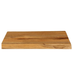 Dessus de table 50x40x3,8 cm bord vivant bois massif manguier