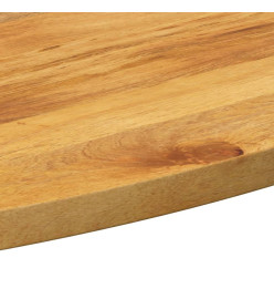 Dessus de table 140x60x2,5 cm ovale bois massif de manguier