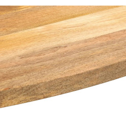 Dessus de table 120x60x2,5 cm ovale bois massif de manguier