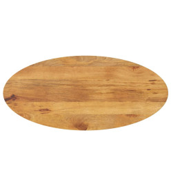 Dessus de table 140x50x2,5 cm ovale bois massif de manguier