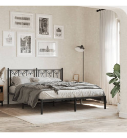 Tête de lit métal noir 150 cm